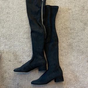 Dolce Vita black over the knee boots